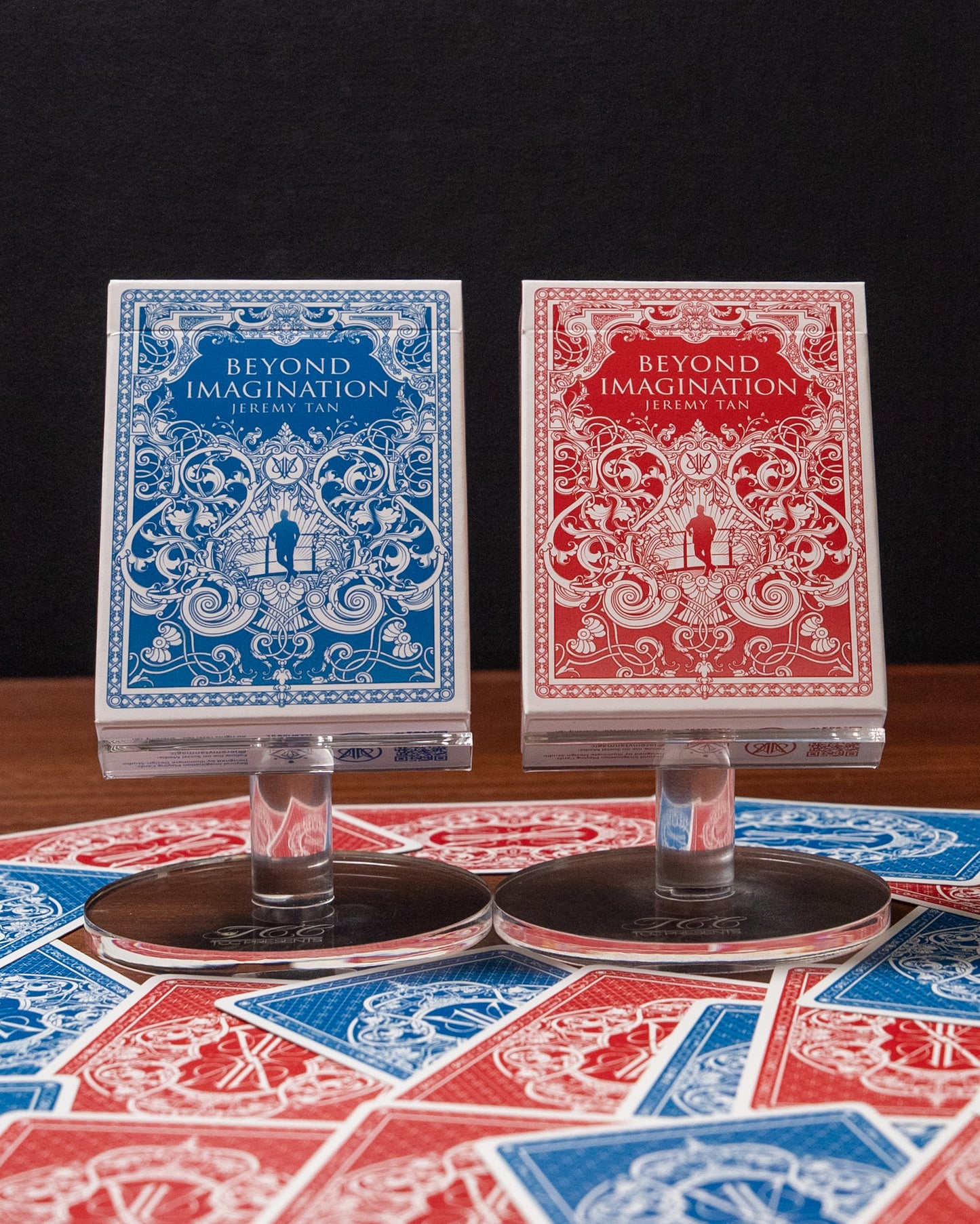 Beyond Imagination Playing Cards V2 – Crimson & Azure Edition