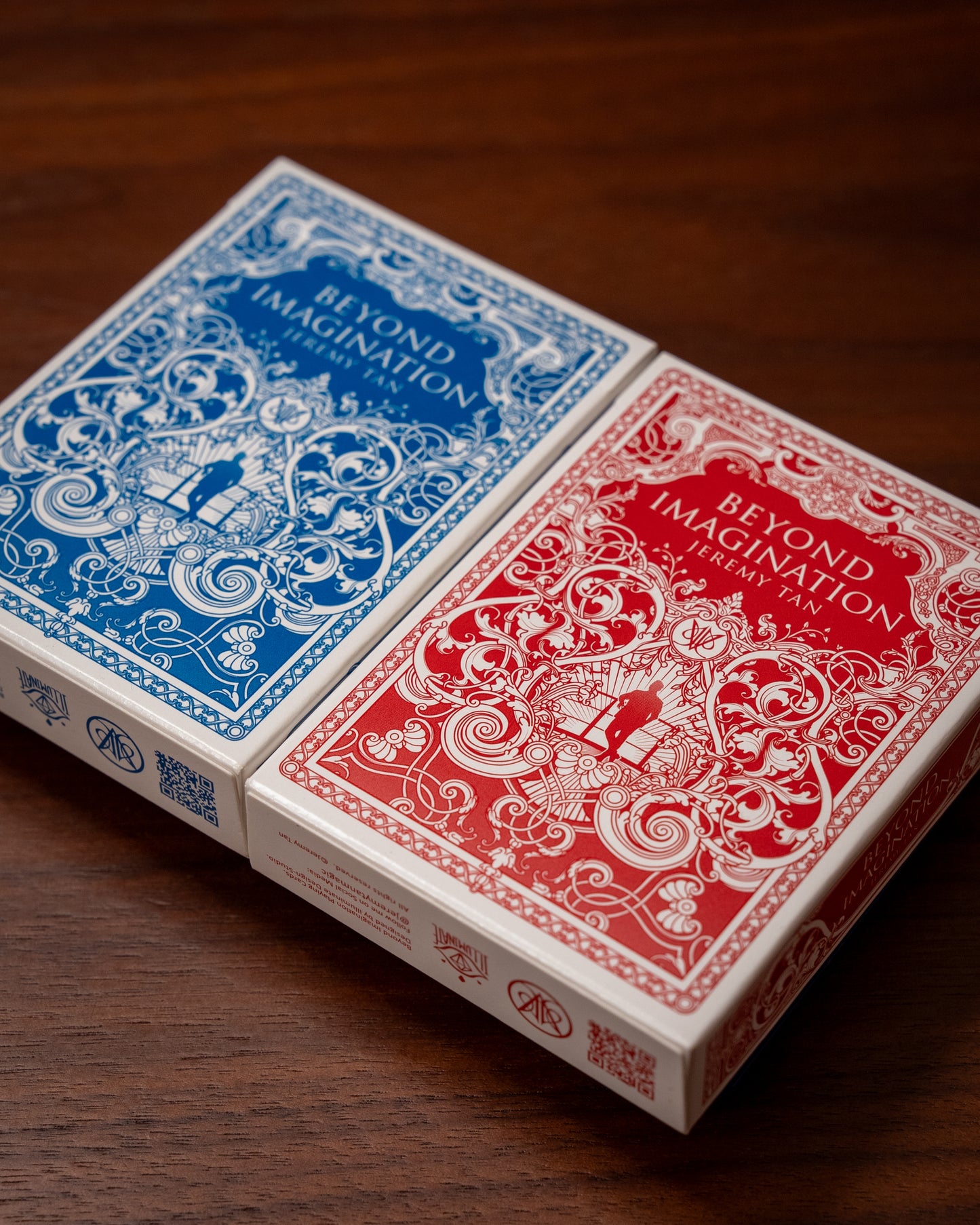 Beyond Imagination Playing Cards V2 – Crimson & Azure Edition